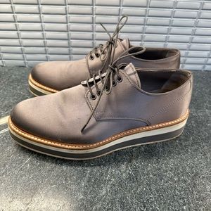 Vince Drystan Satin Creeper Oxford Platform Sneaker/Loafer